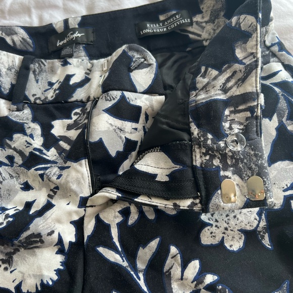 Lord & Taylor ankle length floral pants - Picture 5 of 6